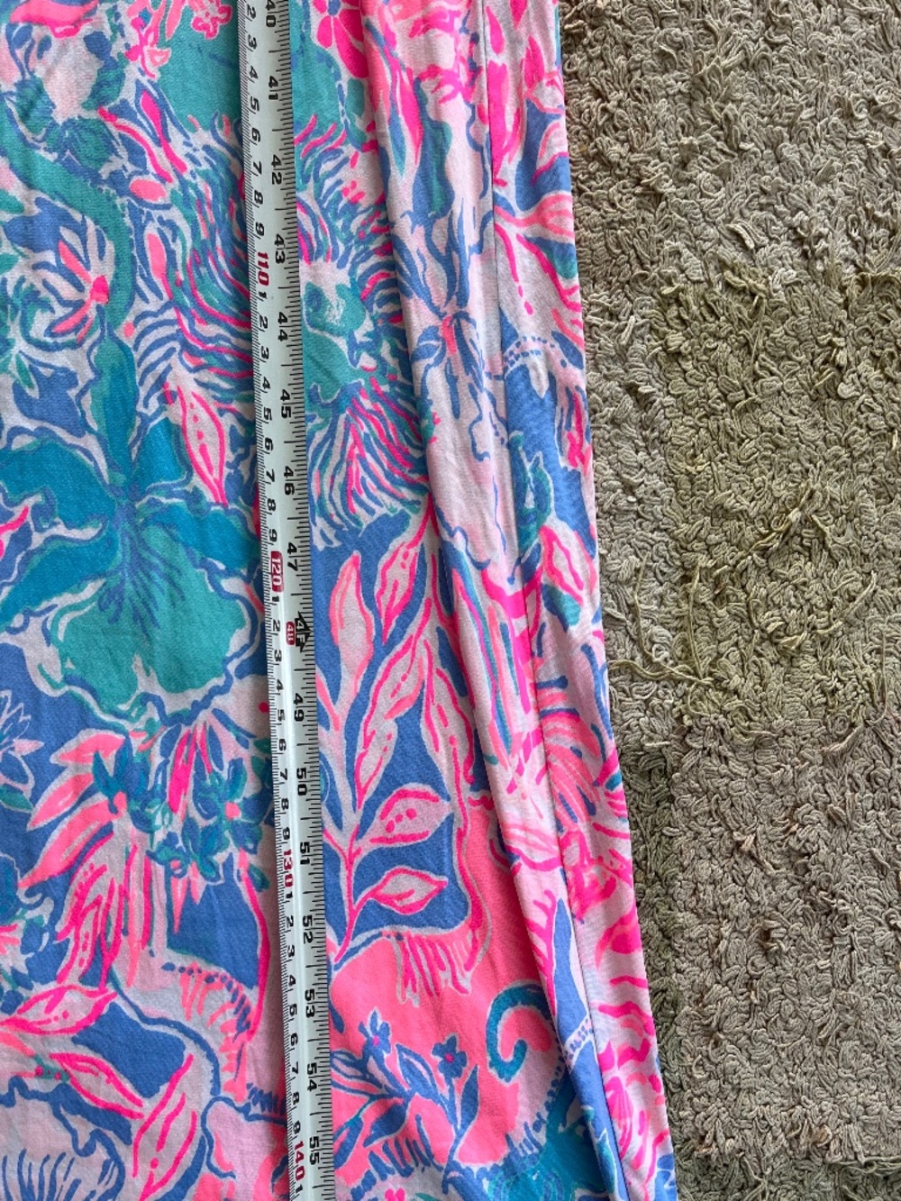 Lilly Pulitzer Margot Maxi Dress blue and pink size XS - Picture 10 of 11